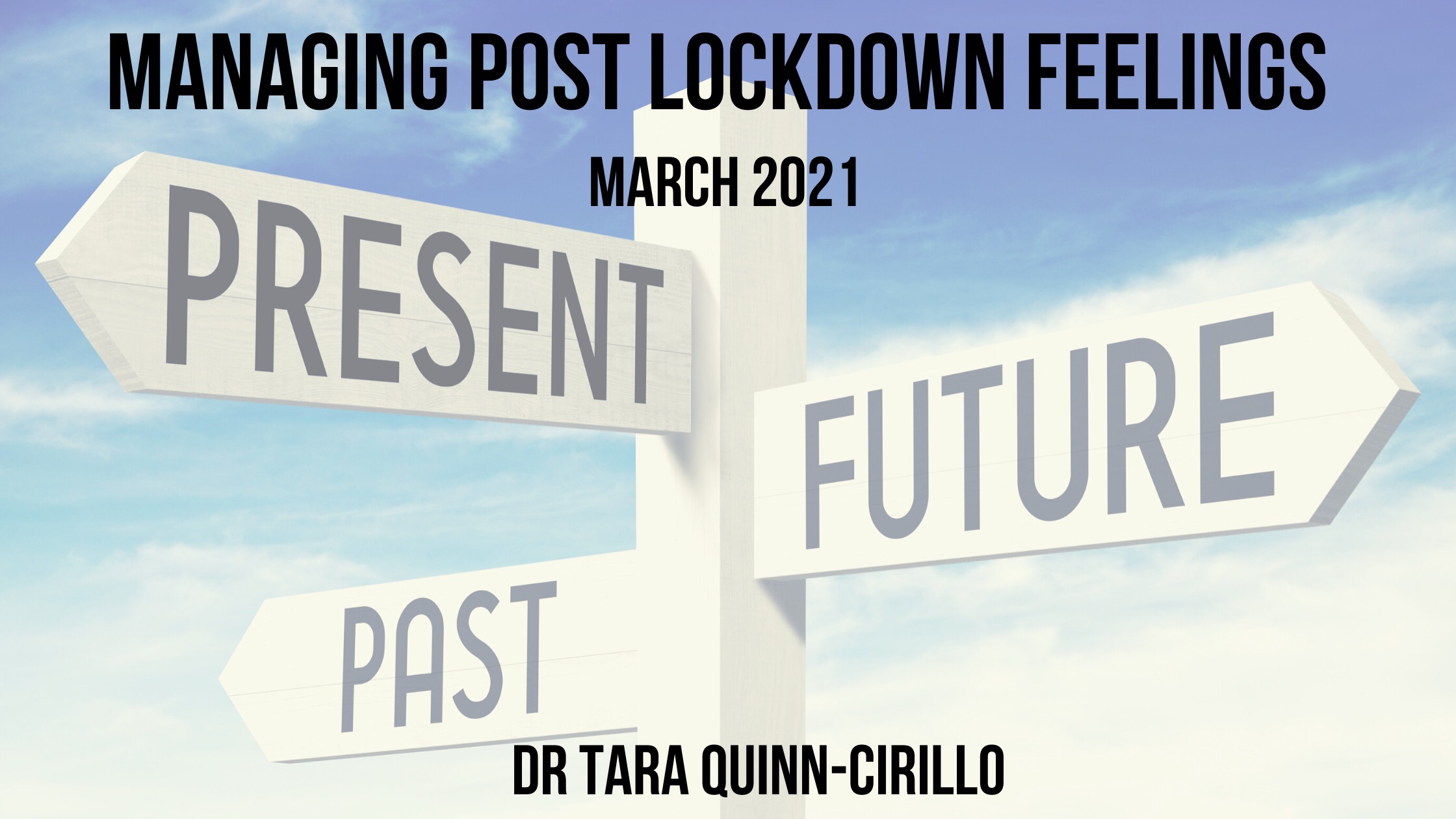 Managing post-lockdown feelings